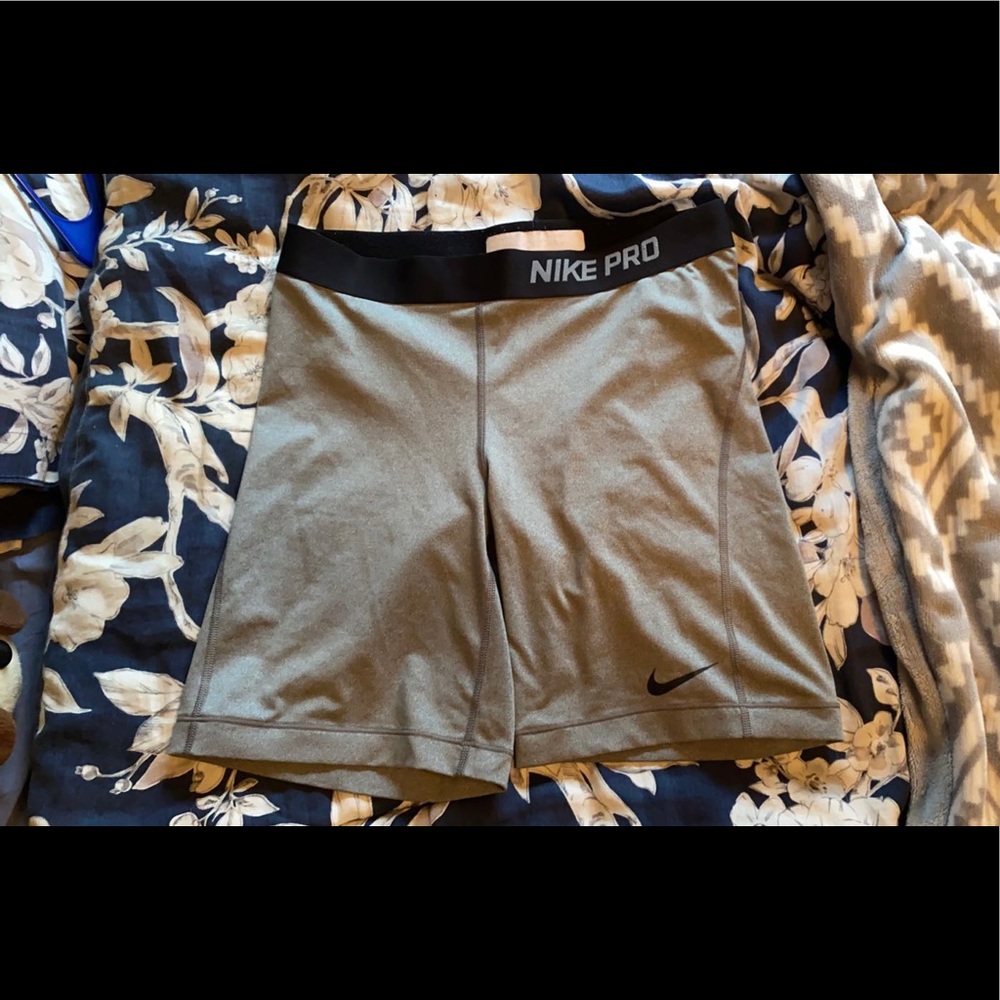 Gray Nike Pros